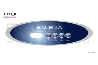  Balboa | Top Side Panel VL260 Jets, Light, Cool, Warm 150031-30